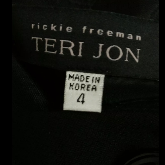 Teri Jon Rickie Freeman womans Black A line flare - Picture 2 of 3